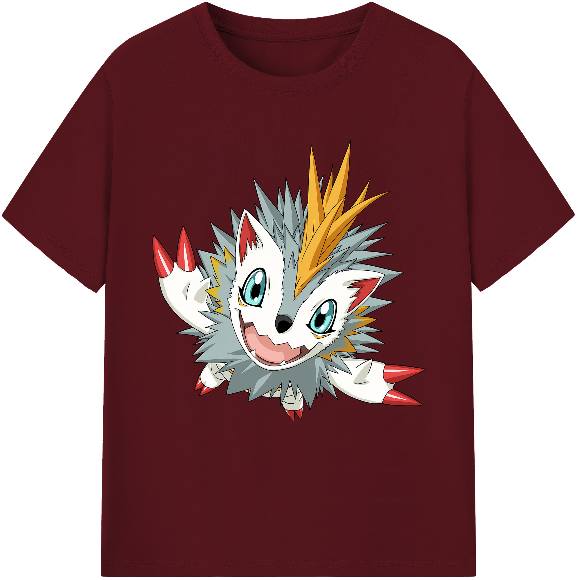 （画像用） Digimon デジタルモンスター/デジモン 綿100％半袖Tシャツ（フロントプリント）